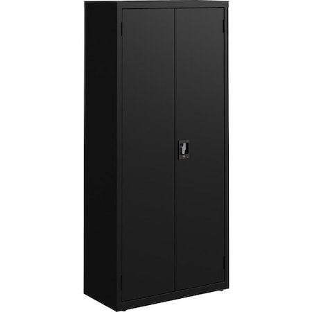 Lorell lb/Shelf, 30inx15inx66in, Black LLR69830BK
